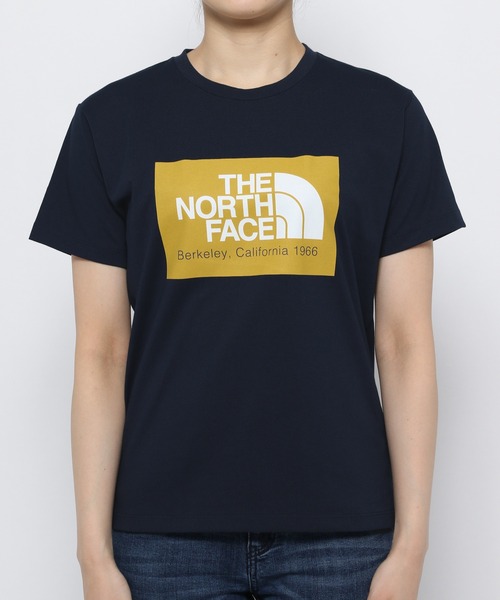 THE NORTH FACE（ザノースフェイス）の「【THE NORTH FACE(ザノースフェイス)】CFロゴTEE（Tシャツ/カットソー・レディース・ホワイト/ネイビー/グレー・MEDIUM）」の5枚目の写真