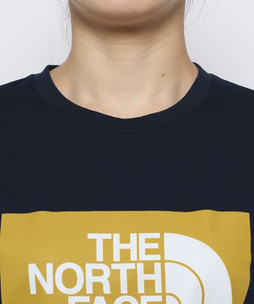 THE NORTH FACE（ザノースフェイス）の「【THE NORTH FACE(ザノースフェイス)】CFロゴTEE（Tシャツ/カットソー・レディース・ホワイト/ネイビー/グレー・MEDIUM）」の10枚目の写真