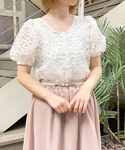 apres jour（アプレジュール）の「2WAY刺繍レースブラウス【ZOZOTOWN限定アイテム】（シャツ/ブラウス・レディース・ホワイト系その他2/アイボリー/オフホワイト/ホワイト系その他・フリー/X-LARGE）」の6枚目の写真