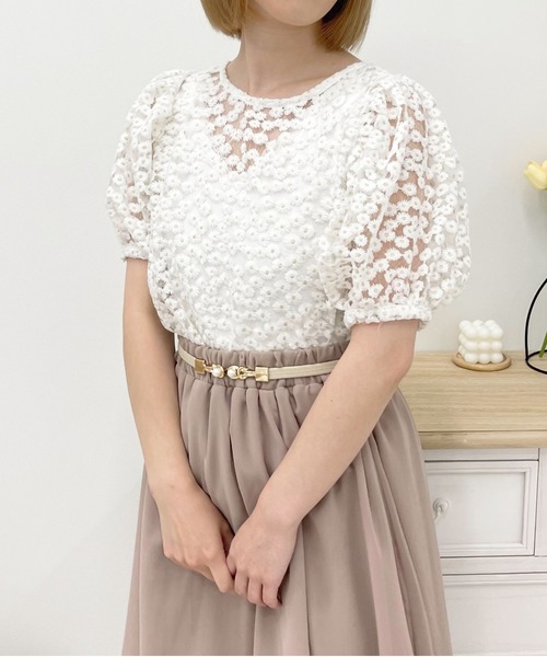 apres jour（アプレジュール）の「2WAY刺繍レースブラウス【ZOZOTOWN限定アイテム】（シャツ/ブラウス・レディース・ホワイト系その他2/アイボリー/オフホワイト/ホワイト系その他・フリー/X-LARGE）」の10枚目の写真