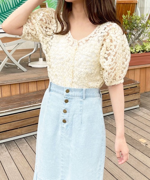 apres jour（アプレジュール）の「2WAY刺繍レースブラウス【ZOZOTOWN限定アイテム】（シャツ/ブラウス・レディース・ホワイト系その他2/アイボリー/オフホワイト/ホワイト系その他・フリー/X-LARGE）」の12枚目の写真