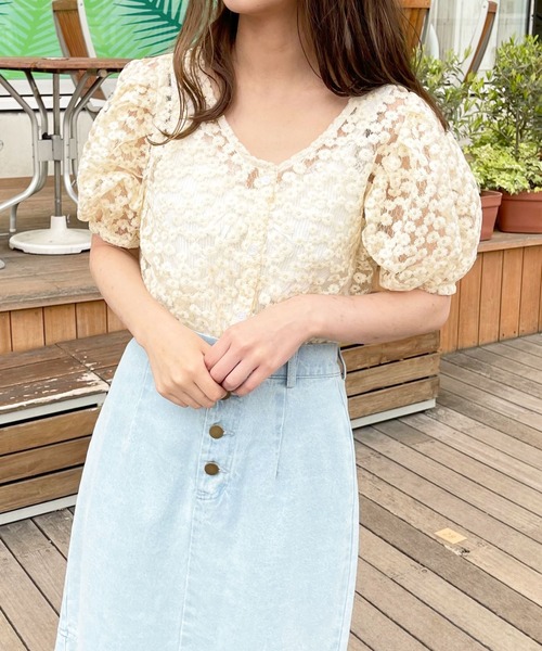 apres jour（アプレジュール）の「2WAY刺繍レースブラウス【ZOZOTOWN限定アイテム】（シャツ/ブラウス・レディース・ホワイト系その他2/アイボリー/オフホワイト/ホワイト系その他・フリー/X-LARGE）」の13枚目の写真