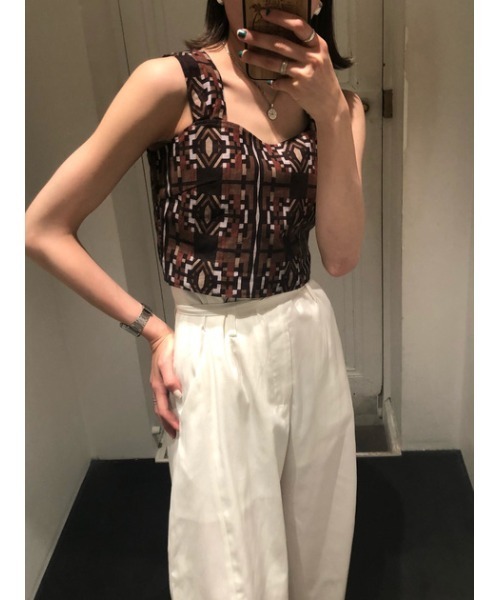 MOUSSY（マウジー）の「MULHOUSE LACE UP ビスチェ