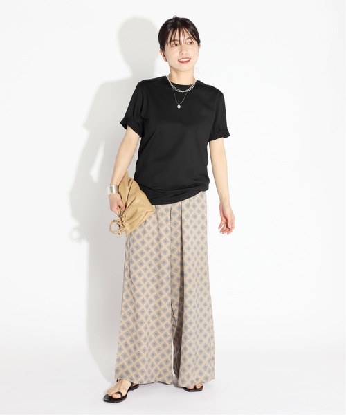 ATON(エイトン)の「【ATON/エイトン】PERFECT ショートスリーブTシャツ◆(Tシャツ/カットソー・レディース・ホワイト/ブラック・FREE)」の18枚目の写真