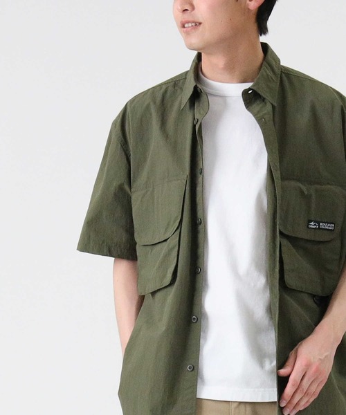 CAMP7（キャンプセブン）の「【CAMP7】フィッシングシャツ（シャツ/ブラウス・メンズ・ブラック/ベージュ/オリーブ・M/L/XL）」の17枚目の写真