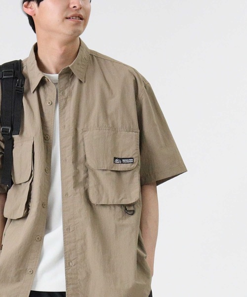 CAMP7（キャンプセブン）の「【CAMP7】フィッシングシャツ（シャツ/ブラウス・メンズ・ブラック/ベージュ/オリーブ・M/L/XL）」の12枚目の写真