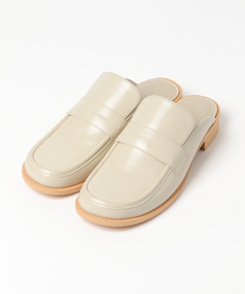 LOWRYS FARM（ローリーズファーム）の「ローファーミュール　953350（ローファー・レディース・アイボリー/ブラック・MEDIUM/LARGE）」の11枚目の写真