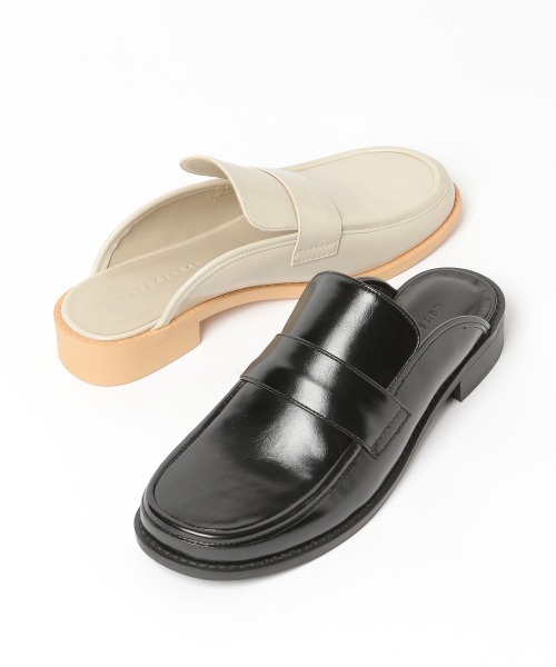 LOWRYS FARM（ローリーズファーム）の「ローファーミュール　953350（ローファー・レディース・アイボリー/ブラック・MEDIUM/LARGE）」の10枚目の写真