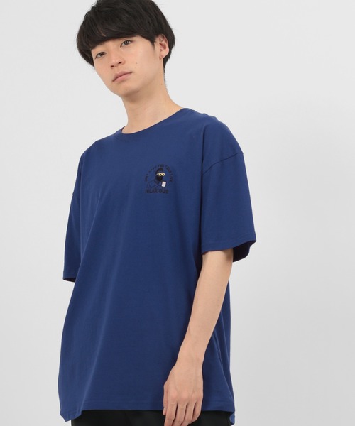 make a ray!(メイク ア レイ!)の「ワンポイント サガラ刺繍 ビッグシルエット 半袖Tシャツ/ USAコットン(Tシャツ/カットソー・メンズ・グリーン/ホワイト系その他3/ブルー/ホワイト系その他2/ブラック/ホワイト系その他/ホワイト/ミント・L/M)」の16枚目の写真