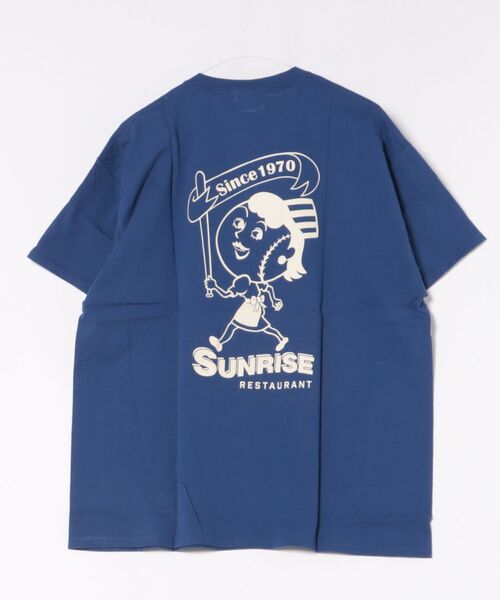 SiNCERE（シンシア）の「〈JHANKSON/ジャンクソン〉SUNRISE RESAURANT TEE/サンライズレストランTシャツ（Tシャツ/カットソー・メンズ・ホワイト/ブラック/ブルー・M/L）」の4枚目の写真