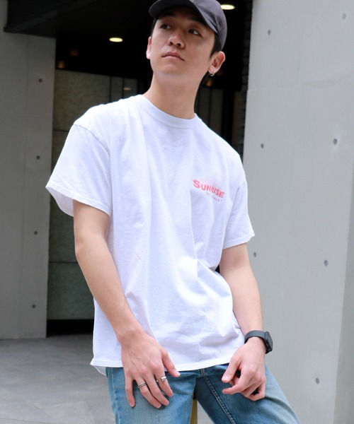 SiNCERE（シンシア）の「〈JHANKSON/ジャンクソン〉SUNRISE RESAURANT TEE/サンライズレストランTシャツ（Tシャツ/カットソー・メンズ・ホワイト/ブラック/ブルー・M/L）」の11枚目の写真