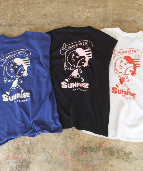 SiNCERE（シンシア）の「〈JHANKSON/ジャンクソン〉SUNRISE RESAURANT TEE/サンライズレストランTシャツ（Tシャツ/カットソー・メンズ・ホワイト/ブラック/ブルー・M/L）」の9枚目の写真