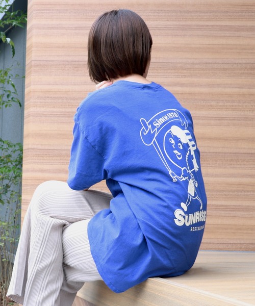 SiNCERE（シンシア）の「〈JHANKSON/ジャンクソン〉SUNRISE RESAURANT TEE/サンライズレストランTシャツ（Tシャツ/カットソー・メンズ・ホワイト/ブラック/ブルー・M/L）」の17枚目の写真