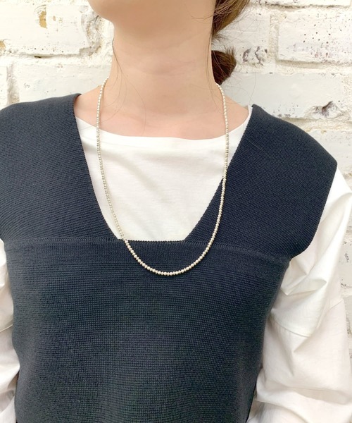 Harpo（アルポ）の「(Harpo/アルポ) ナバホパールネックレス（ネックレス・レディース・シルバー・25inch）」の4枚目の写真