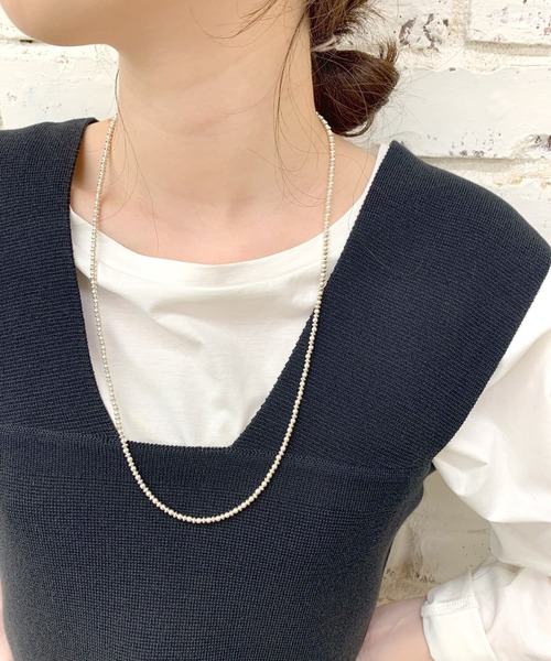 Harpo（アルポ）の「(Harpo/アルポ) ナバホパールネックレス（ネックレス・レディース・シルバー・25inch）」の5枚目の写真