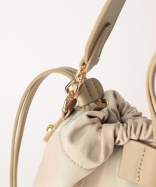 closet story（クローゼットストーリー）の「＜closet story（クローゼットストーリー）＞ ナイロン 3WAY ハンドル トートバッグ（トートバッグ・レディース・ブラック/ベージュ/グレー・FREE）」の9枚目の写真