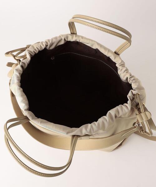 closet story（クローゼットストーリー）の「＜closet story（クローゼットストーリー）＞ ナイロン 3WAY ハンドル トートバッグ（トートバッグ・レディース・ブラック/ベージュ/グレー・FREE）」の10枚目の写真