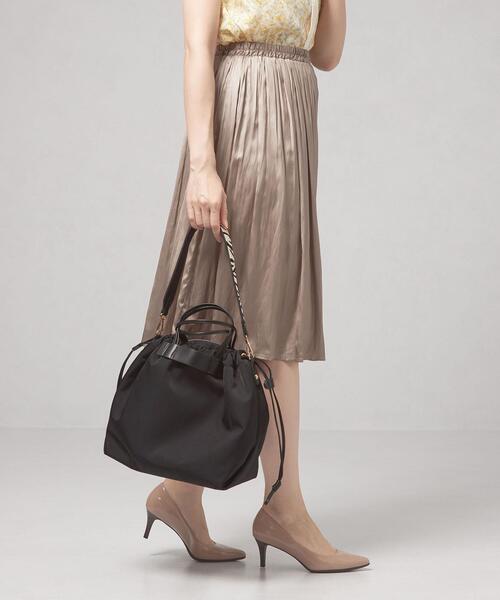 closet story（クローゼットストーリー）の「＜closet story（クローゼットストーリー）＞ ナイロン 3WAY ハンドル トートバッグ（トートバッグ・レディース・ブラック/ベージュ/グレー・FREE）」の16枚目の写真