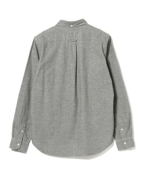 BEAMS HEART（ビームスハート）の「コーヒー刺繍 ボタンダウン ネルシャツ【ユニセックス】（シャツ/ブラウス・メンズ・ネイビー/グレー/その他/ライトグレー/インディゴブルー・MEDIUM/LARGE/SMALL/X-LARGE）」の22枚目の写真
