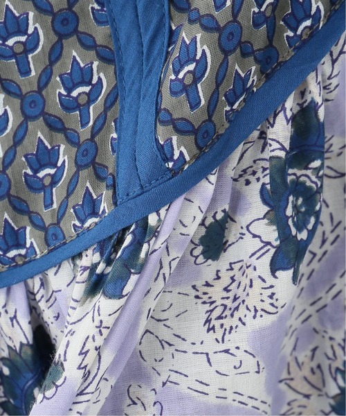 Simplicite(サンプリシテ)の「フラワーパターン ボイルワンピース◆(ワンピース・レディース・ホワイト/パープル・FREE)」の13枚目の写真