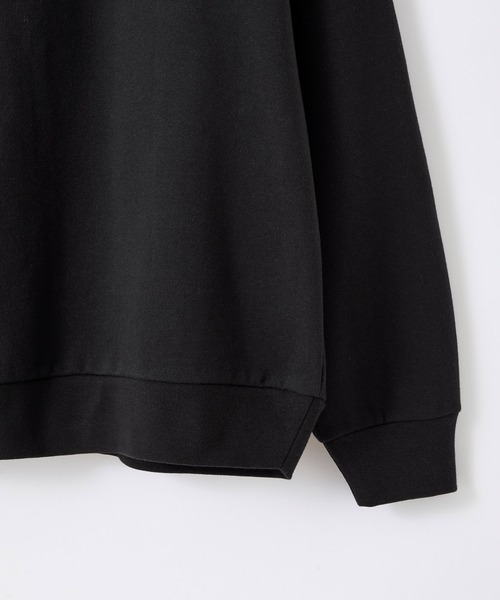 Kappa（カッパ）の「【 セットアップ 】kappa / カッパ 別注 ロゴ刺繍 ビッグシルエット裏起毛プルオーバークルースウェット+バルーンスウェットパンツ（ルームウェア/パジャマ・メンズ・サックスブルー/ライトベージュ/ダークオレンジ/ダークグレー/ブラック/ブラウン/杢グレー/ピンク系/モスグリーン/オートミール/ネイビー/バーガンディー/ブルーグリーン・XL/M/L）」の18枚目の写真