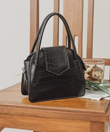 COLONY 2139 | クロコ台形2Wayチェーンミニショルダーバッグ/ハンドバッグ(ショルダーバッグ)