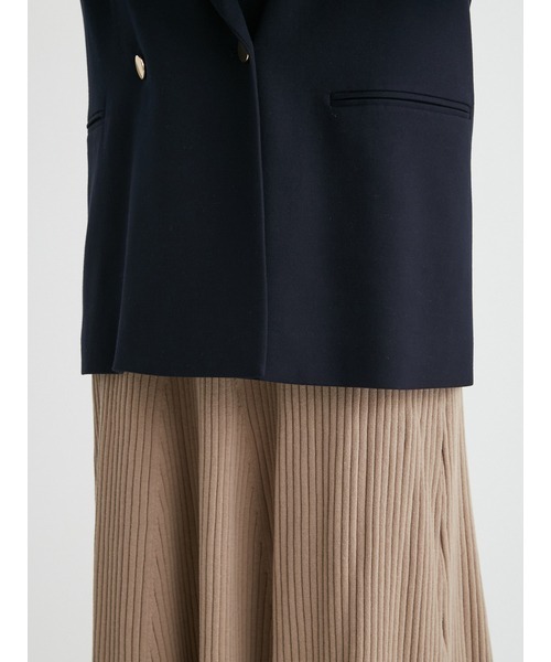 美品 ミラオーウェン テーラード ジャケット ブレザー カーキ　金釦 ダブル Mila Owen（ミラオーウェン）の「金釦ダブルブレザ