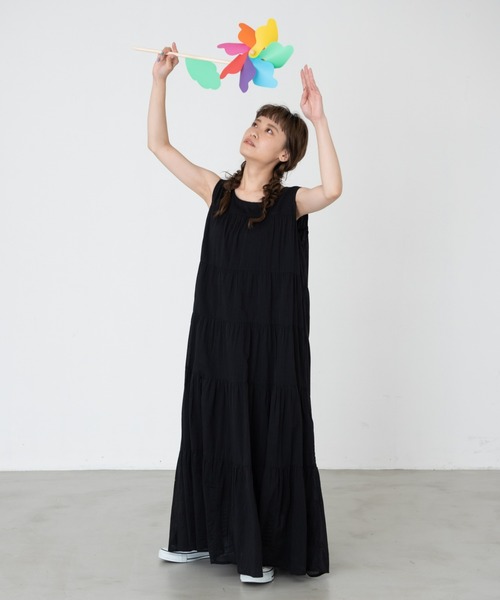 MERLOT（メルロー）の「カラフルティアードワンピース（ワンピース・レディース・ブラック/レッド/イエロー/ターコイズブルー・FREE）」の12枚目の写真