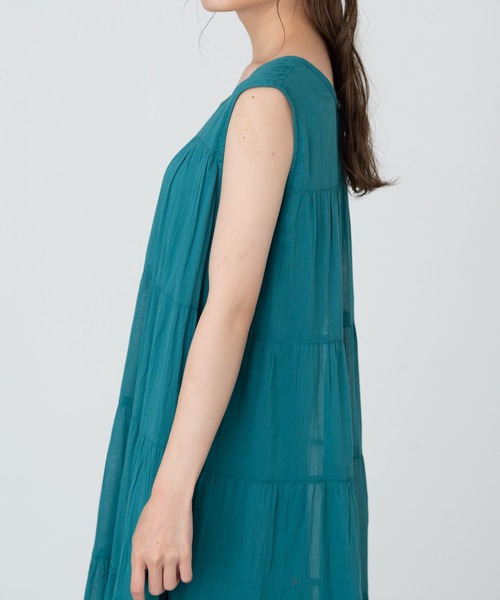 MERLOT（メルロー）の「カラフルティアードワンピース（ワンピース・レディース・ブラック/レッド/イエロー/ターコイズブルー・FREE）」の21枚目の写真