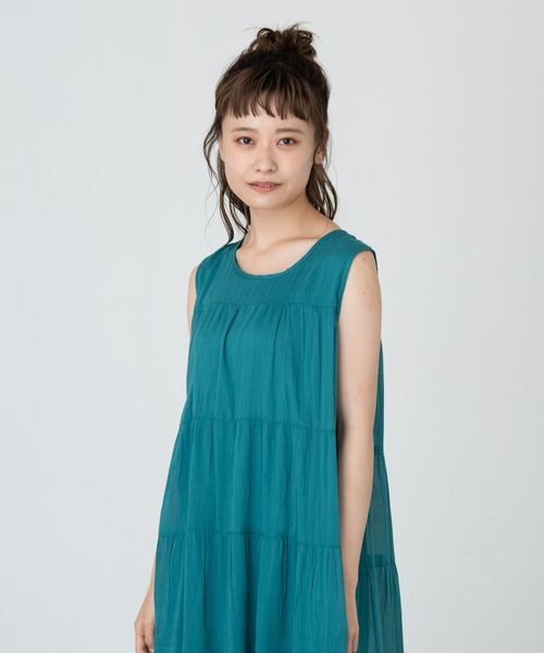 MERLOT（メルロー）の「カラフルティアードワンピース（ワンピース・レディース・ブラック/レッド/イエロー/ターコイズブルー・FREE）」の14枚目の写真