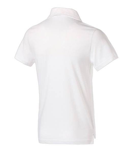 Puma ホワイトポロシャツ MAEBASHI IKUEI PUMA ポロシャツ プーマ メンズ トレーニング パフォーマンス