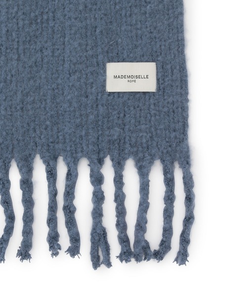 MADEMOISELLE ROPE'（マドモアゼル ロペ）の「リサイクルヤーンボリュームストール（ストール/ショール・レディース・グレー/オフホワイト/カーキ/オレンジ/ブルー・FREE）」の12枚目の写真