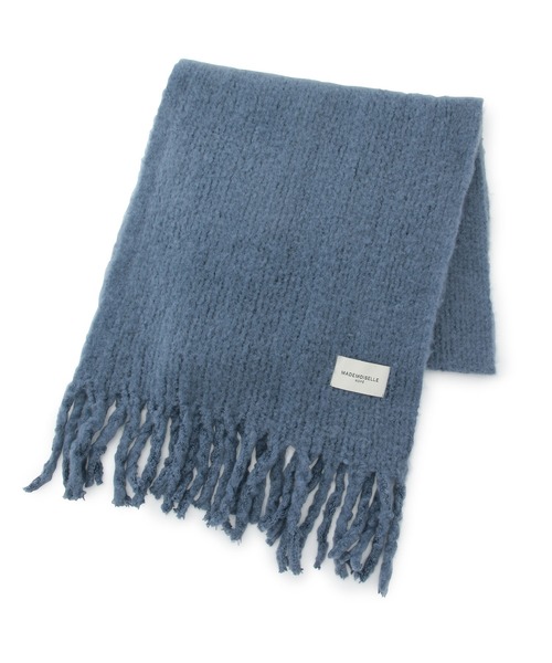 MADEMOISELLE ROPE'（マドモアゼル ロペ）の「リサイクルヤーンボリュームストール（ストール/ショール・レディース・グレー/オフホワイト/カーキ/オレンジ/ブルー・FREE）」の21枚目の写真