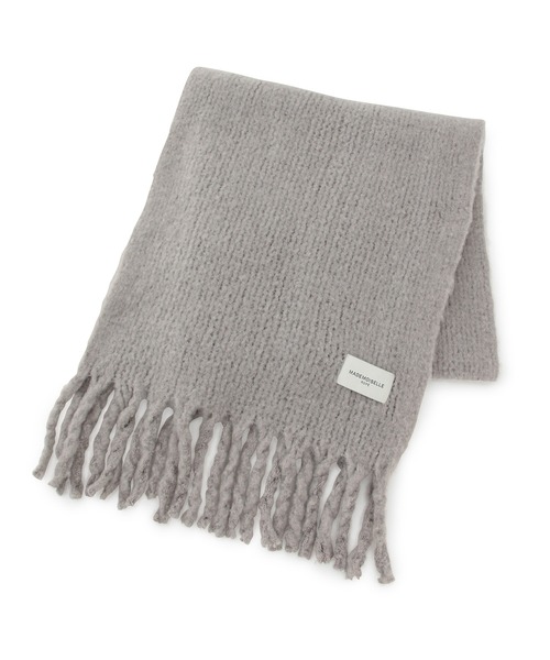 MADEMOISELLE ROPE'（マドモアゼル ロペ）の「リサイクルヤーンボリュームストール（ストール/ショール・レディース・グレー/オフホワイト/カーキ/オレンジ/ブルー・FREE）」の6枚目の写真