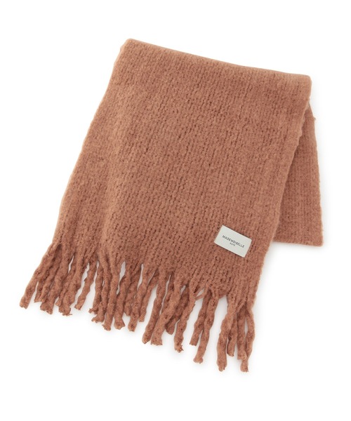 MADEMOISELLE ROPE'（マドモアゼル ロペ）の「リサイクルヤーンボリュームストール（ストール/ショール・レディース・グレー/オフホワイト/カーキ/オレンジ/ブルー・FREE）」の8枚目の写真