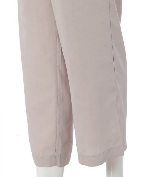 fifth calin(フィフスカラン)の「キャミ付き半袖ジャケットセットアップ(セットアップ・レディース・ネイビー/ピンク/グレイッシュベージュ・MEDIUM)」の9枚目の写真