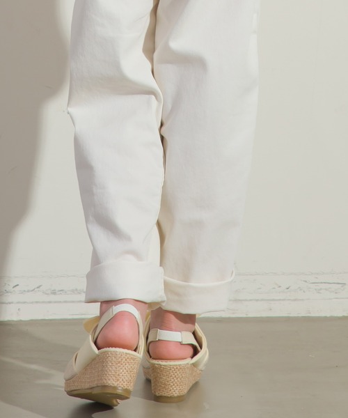 OMNES（オムネス）の「キッズ リボンウェッジソールサンダル（サンダル・キッズ・ホワイト/ブラック系その他・23.0cm/22.0cm/19.0cm/20.0cm/21.0cm）」の8枚目の写真