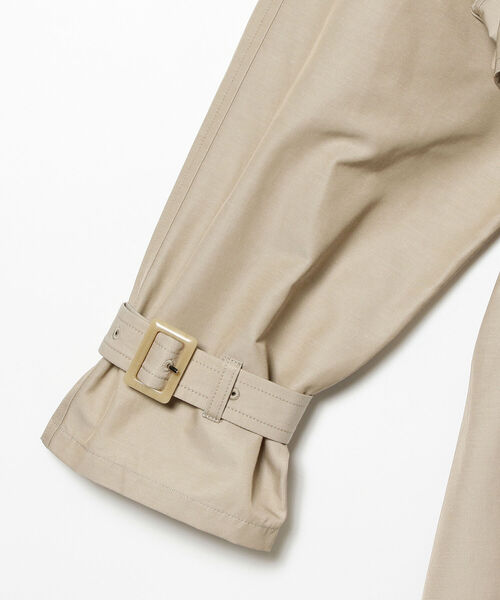 Demi-Luxe BEAMS（デミルクス ビームス）の「Demi-Luxe BEAMS / シャンブレー ライトトレンチコート（トレンチコート・レディース・ベージュ/カーキ・38/36）」の10枚目の写真