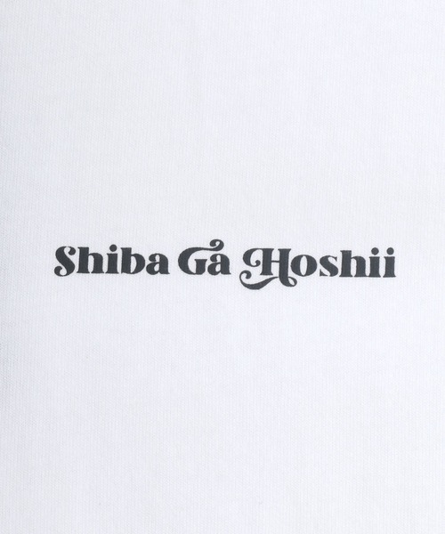 Salong hameu（サロン ハミュー）の「実写柴犬フォトグラフィックプリント ビッグシルエットロンT（Tシャツ/カットソー・メンズ・ホワイト/ブラック/ダークグリーン/ブルー/ホワイト系その他/ブラック系その他/ブルー系その他/ホワイト系その他2/グリーン系その他/ブラック系その他2/グリーン系その他2・M/L/XL）」の16枚目の写真