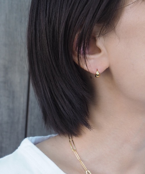Jenny BY IMMANOEL(ジェニーバイイマノエル)の「silver925 ミニラップピアス&スネークネックレス(ネックレス・レディース・シルバー/ゴールド/ピンクゴールド・FREE)」の10枚目の写真