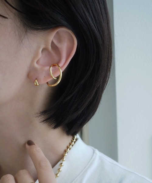 Jenny BY IMMANOEL(ジェニーバイイマノエル)の「silver925 ミニラップピアス&スネークネックレス(ネックレス・レディース・シルバー/ゴールド/ピンクゴールド・FREE)」の16枚目の写真