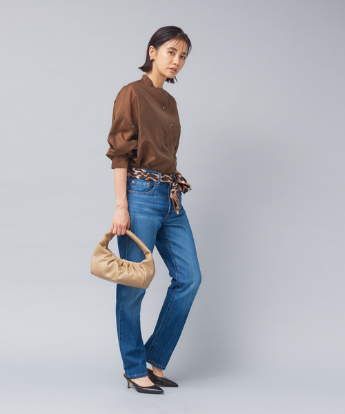 Rouge vif（ルージュヴィフ）の「シアーシャツ（シャツ/ブラウス・レディース・アイボリー/ブラウン/ベージュ・フリー）」の18枚目の写真