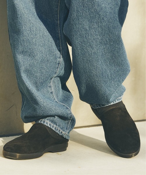 ALBEROLA（アルベローラ）の「【ALBEROLA×JOURNAL STANDARD/アルベローラ】 別注 スウェード クロッグ（サンダル・メンズ・ブラック/ベージュ・40/41/42）」の6枚目の写真