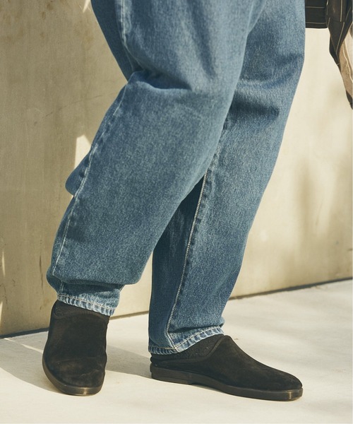 ALBEROLA（アルベローラ）の「【ALBEROLA×JOURNAL STANDARD/アルベローラ】 別注 スウェード クロッグ（サンダル・メンズ・ブラック/ベージュ・40/41/42）」の4枚目の写真