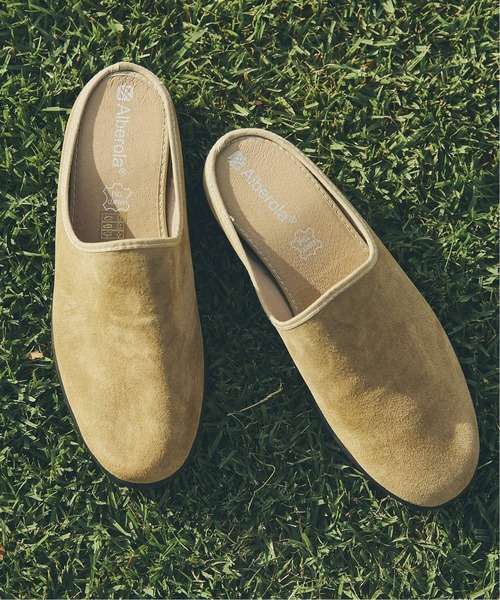ALBEROLA（アルベローラ）の「【ALBEROLA×JOURNAL STANDARD/アルベローラ】 別注 スウェード クロッグ（サンダル・メンズ・ブラック/ベージュ・40/41/42）」の15枚目の写真