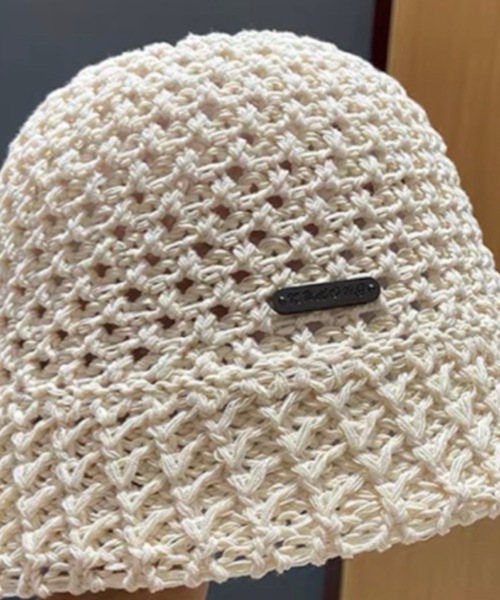 KOR（ケーオーアール）の「ワンポイント付きバケットハット（ハット・レディース・アイボリー/ブラック/モカ/マスタード・FREE）」の7枚目の写真