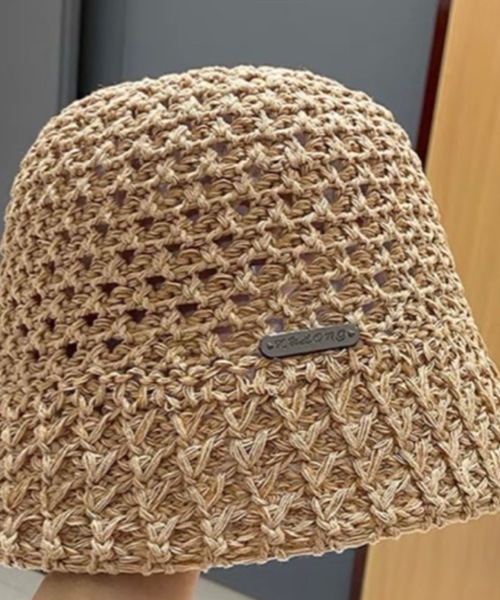 KOR（ケーオーアール）の「ワンポイント付きバケットハット（ハット・レディース・アイボリー/ブラック/モカ/マスタード・FREE）」の10枚目の写真