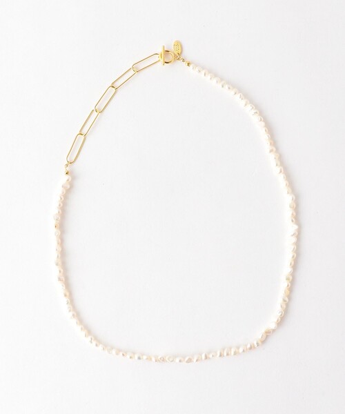 green label relaxing（グリーンレーベルリラクシング）の「淡水パール 3WAY ネックレス（ネックレス・レディース・オフホワイト・FREE）」の5枚目の写真