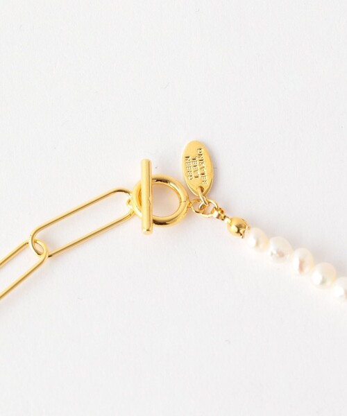 green label relaxing（グリーンレーベルリラクシング）の「淡水パール 3WAY ネックレス（ネックレス・レディース・オフホワイト・FREE）」の4枚目の写真