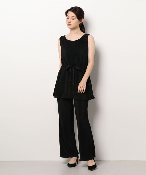 VENCEEXCHANGE（ヴァンスエクスチェンジ）の「ノースリタンクパンツセット（つなぎ/オールインワン・レディース・ブラック/クリアグリーン・M）」の20枚目の写真